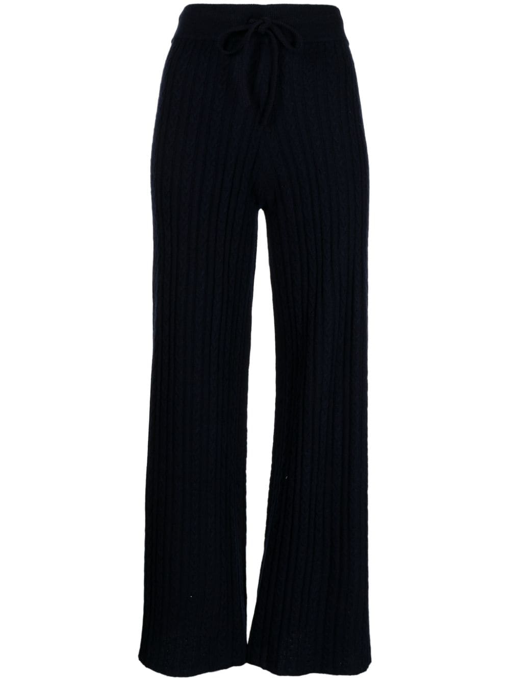 Madeleine Thompson Clementine kniited flared trousers - Blue von Madeleine Thompson