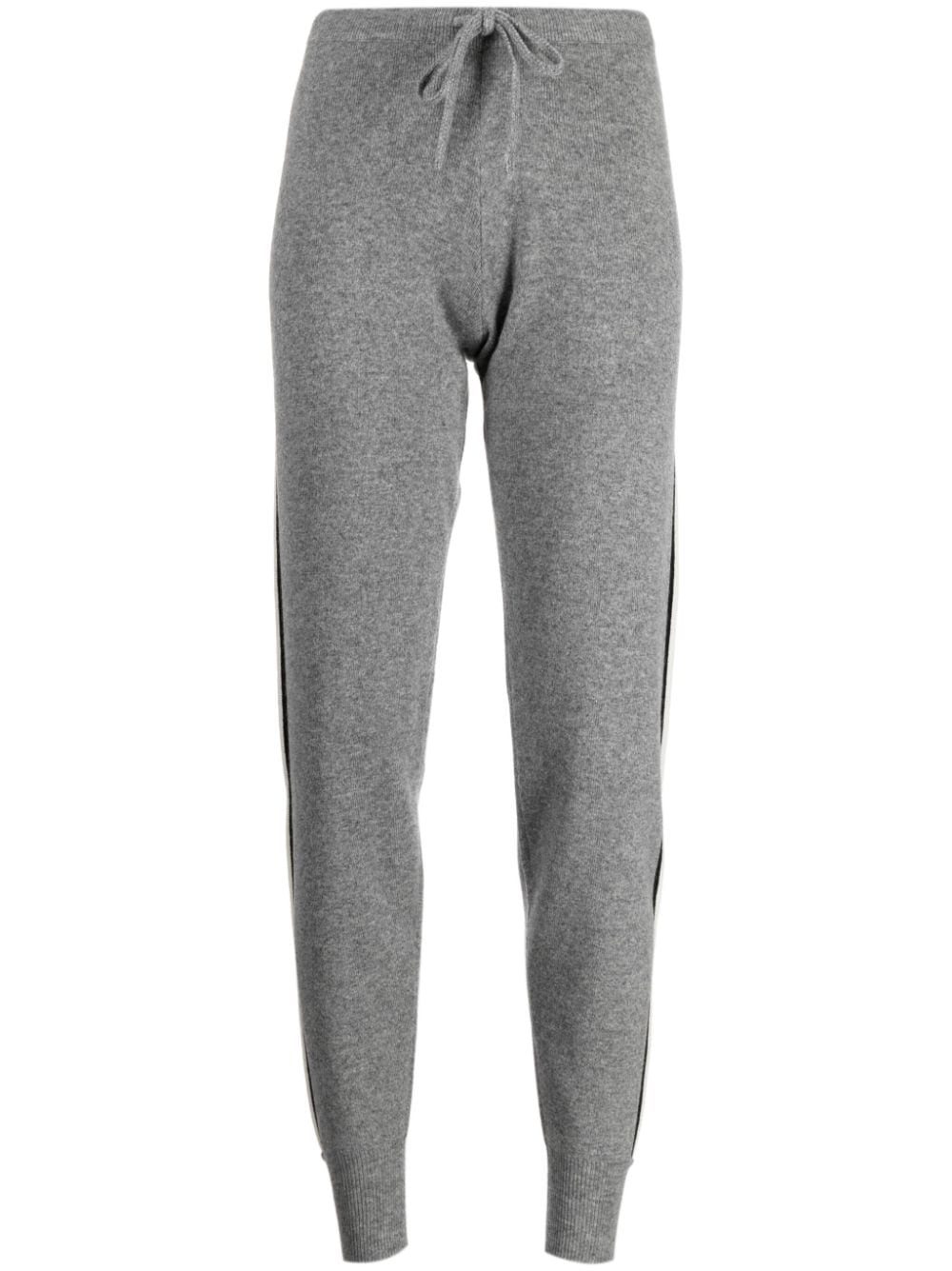 Madeleine Thompson July mélange-effect knitted track pants - Grey von Madeleine Thompson