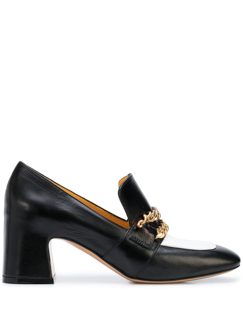 Madison.Maison Perla block heel loafers - Black von Madison.Maison