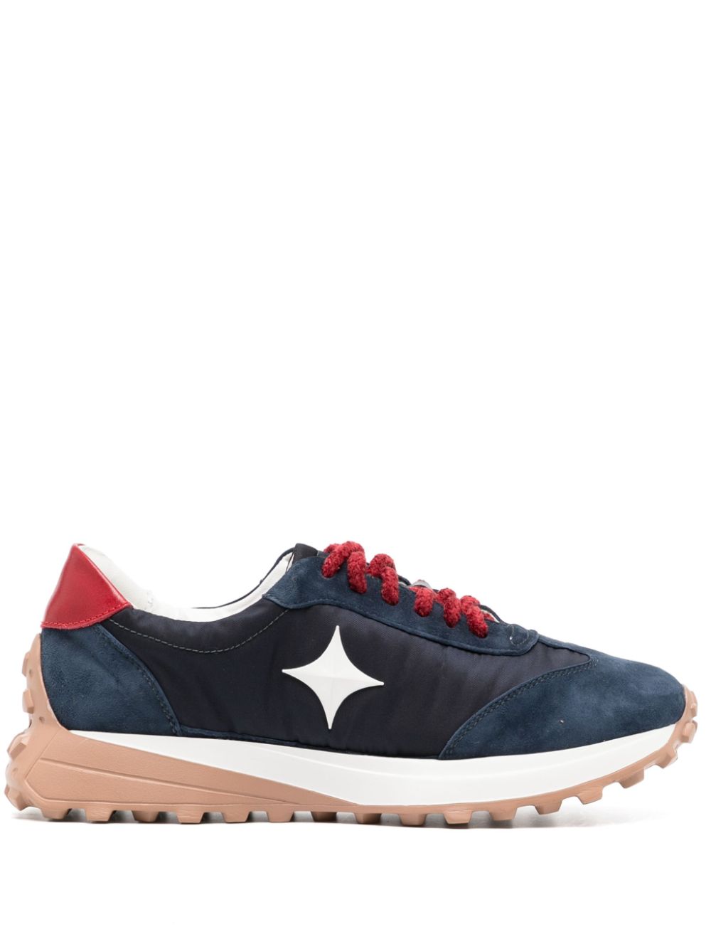 Madison.Maison Star suede-trimmed sneakers - Blue von Madison.Maison