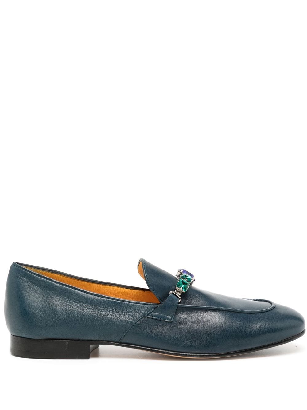 Madison.Maison crystal-embellished flat loafers - Blue von Madison.Maison