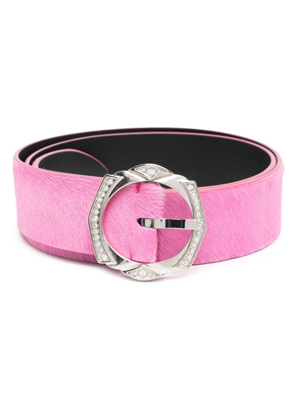 Madison.Maison crystal-embellished leather belt - Pink von Madison.Maison