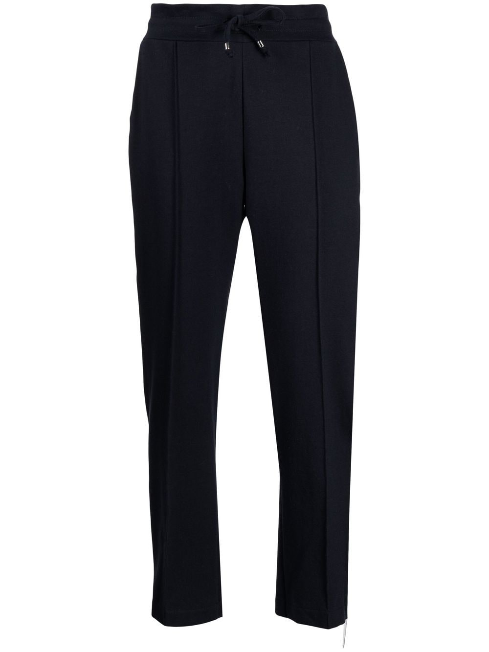 Madison.Maison laminated-band cotton trousers - Blue von Madison.Maison