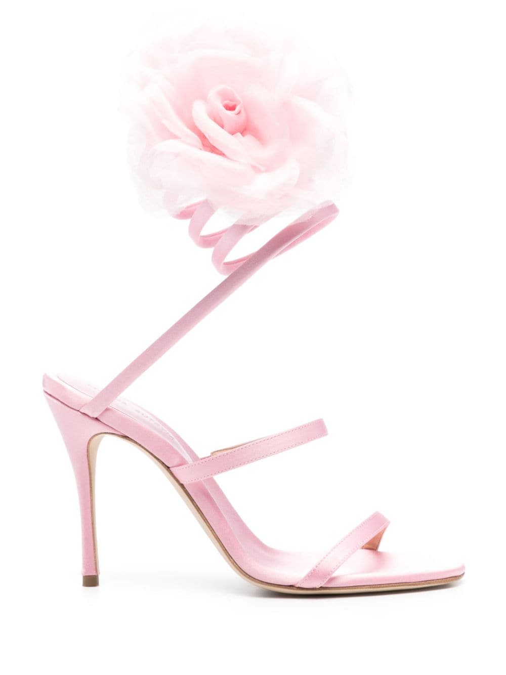 Magda Butrym 105mm satin sandals - Pink von Magda Butrym