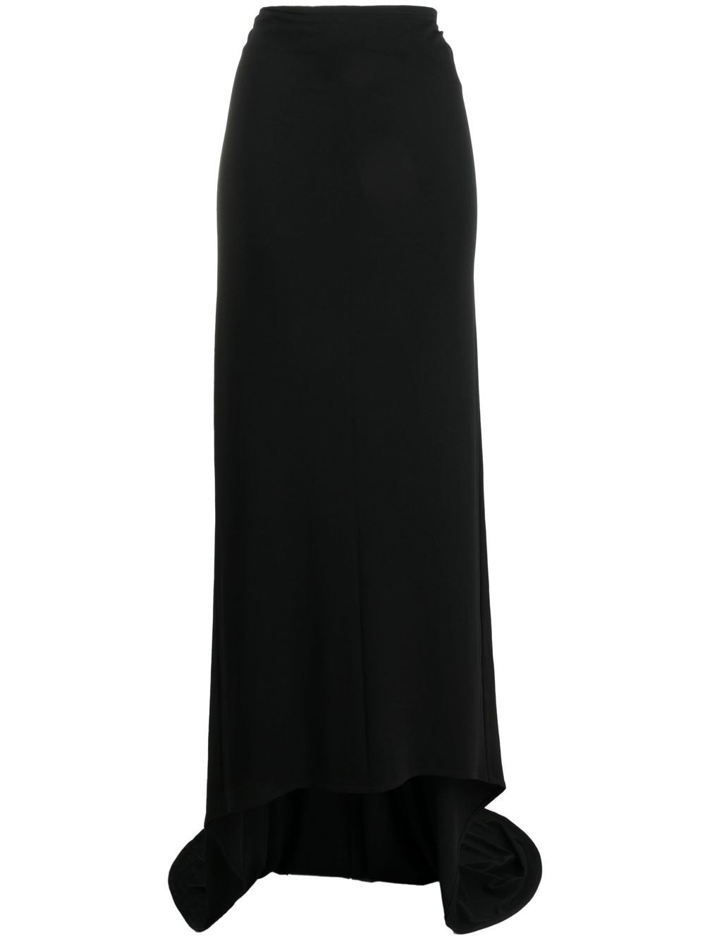 Magda Butrym asymmetric maxi skirt - Black von Magda Butrym