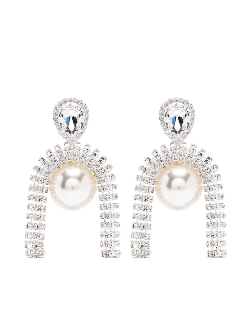 Magda Butrym freshwater-pearls drop earrings - Silver von Magda Butrym