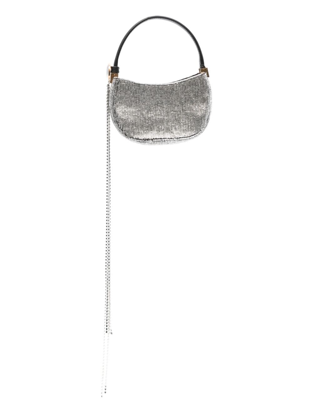 Magda Butrym micro Vesna embellished clutch bag - Silver von Magda Butrym