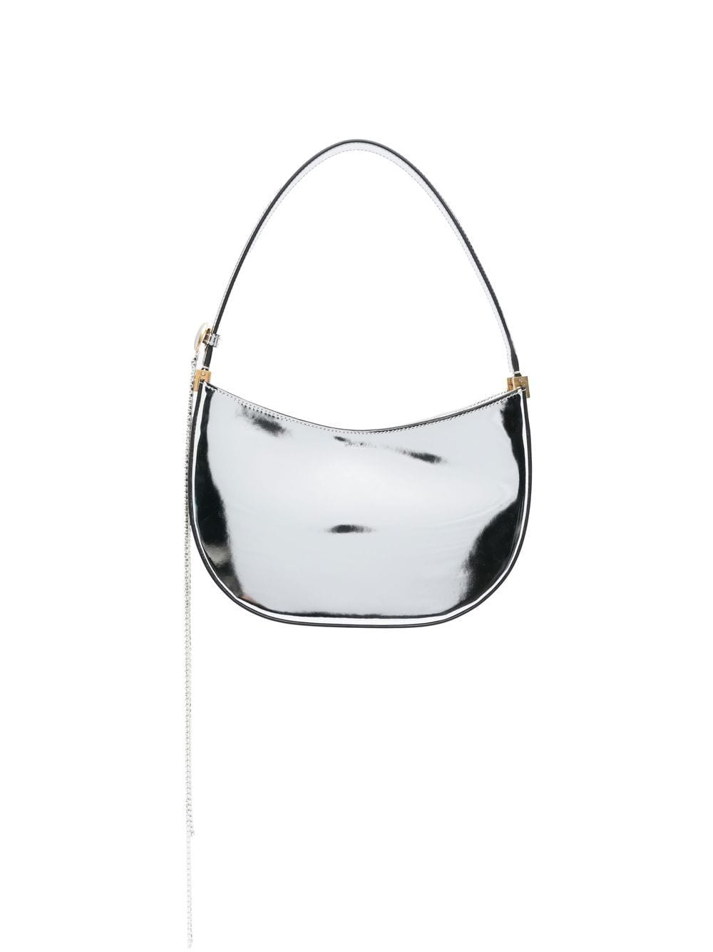 Magda Butrym mirrored metallic-finish shoulder bag - Silver von Magda Butrym