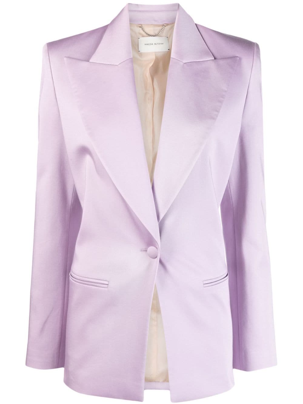 Magda Butrym shawl-lapel single-breasted blazer - Purple von Magda Butrym