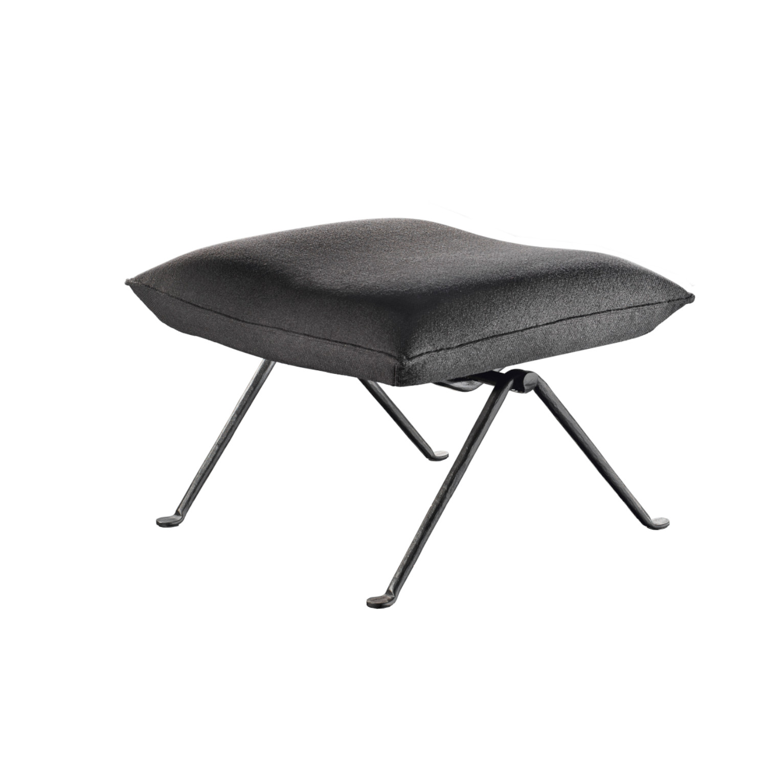 Officina Ottoman Hocker, Bezug kvadrat vidar 4 - 222/warmgrau, Gestell verzinkt 5250 von Magis Spa