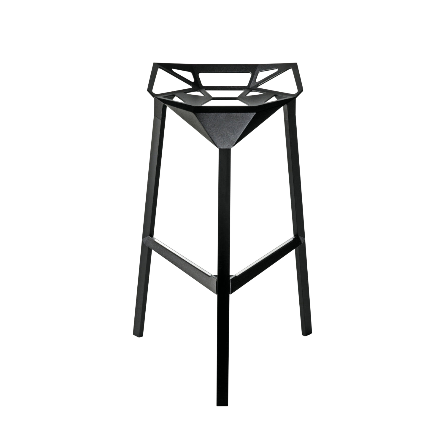 Stool One Barhocker , Farbe grau-grün 5256, Höhe 67 cm von Magis Spa