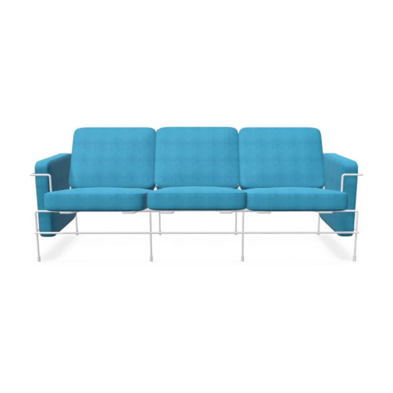 Traffic_2 Outdoor 3er Sofa, Bezug polyhedra 1114 - türkis von Magis Spa