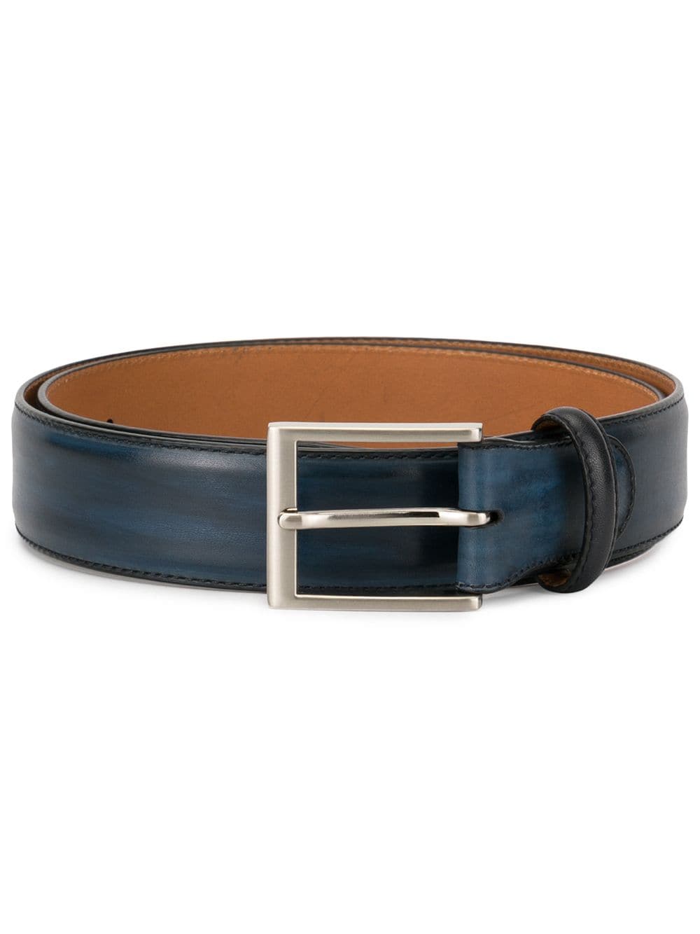 Magnanni brushed effect belt - Blue von Magnanni