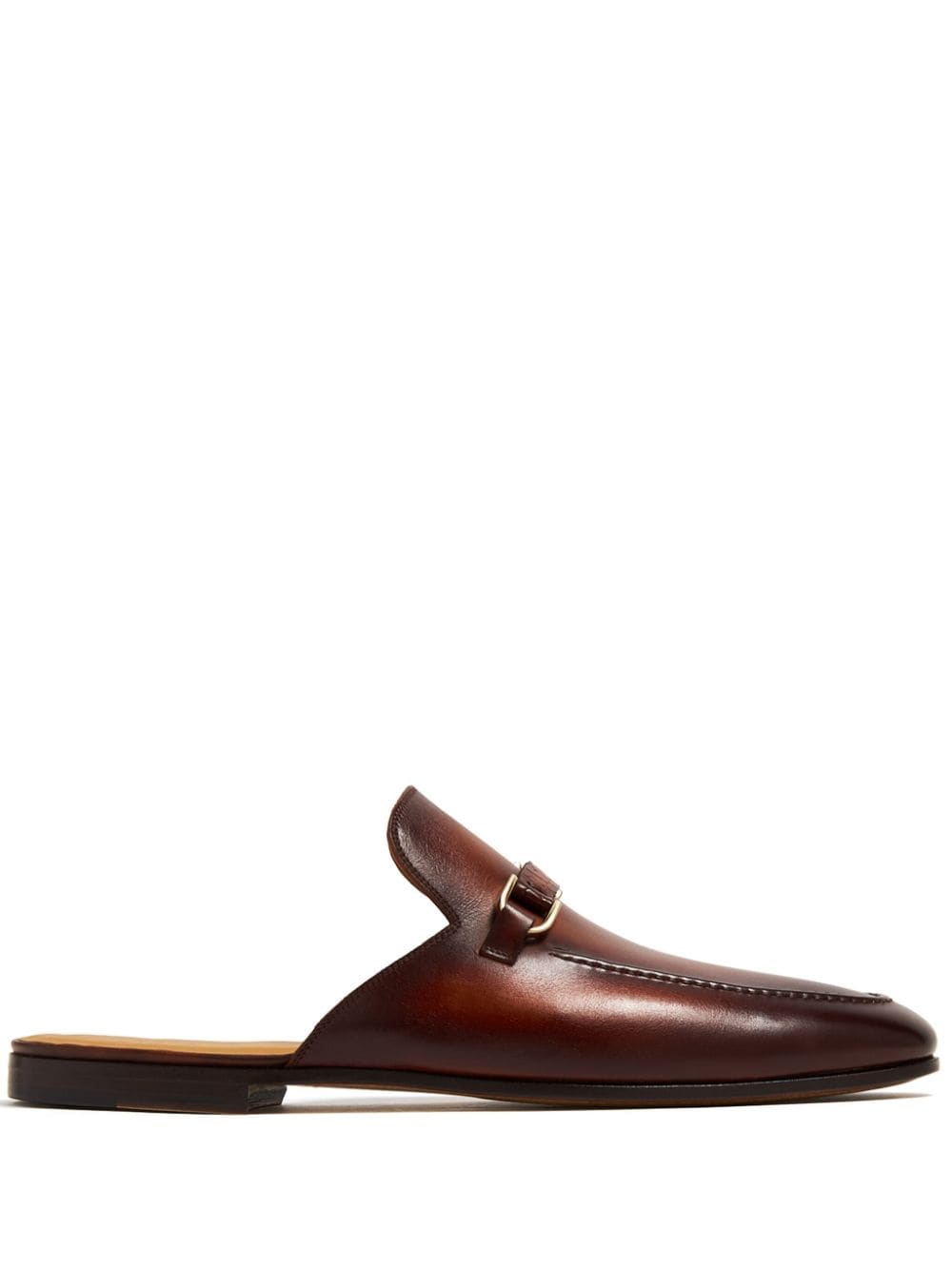 Magnanni buckle-detail leather slippers - Brown von Magnanni