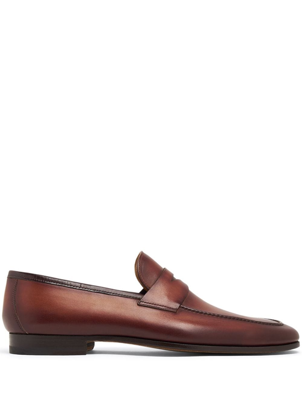 Magnanni leather slip-on Penny loafers - Brown von Magnanni