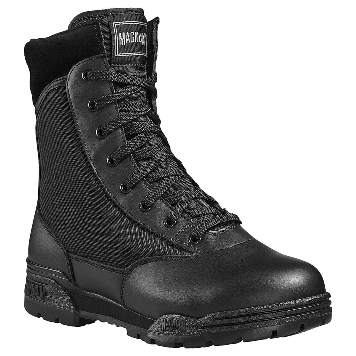 Klassik Militär Combat Stiefel Herren Schwarz 47 von Magnum