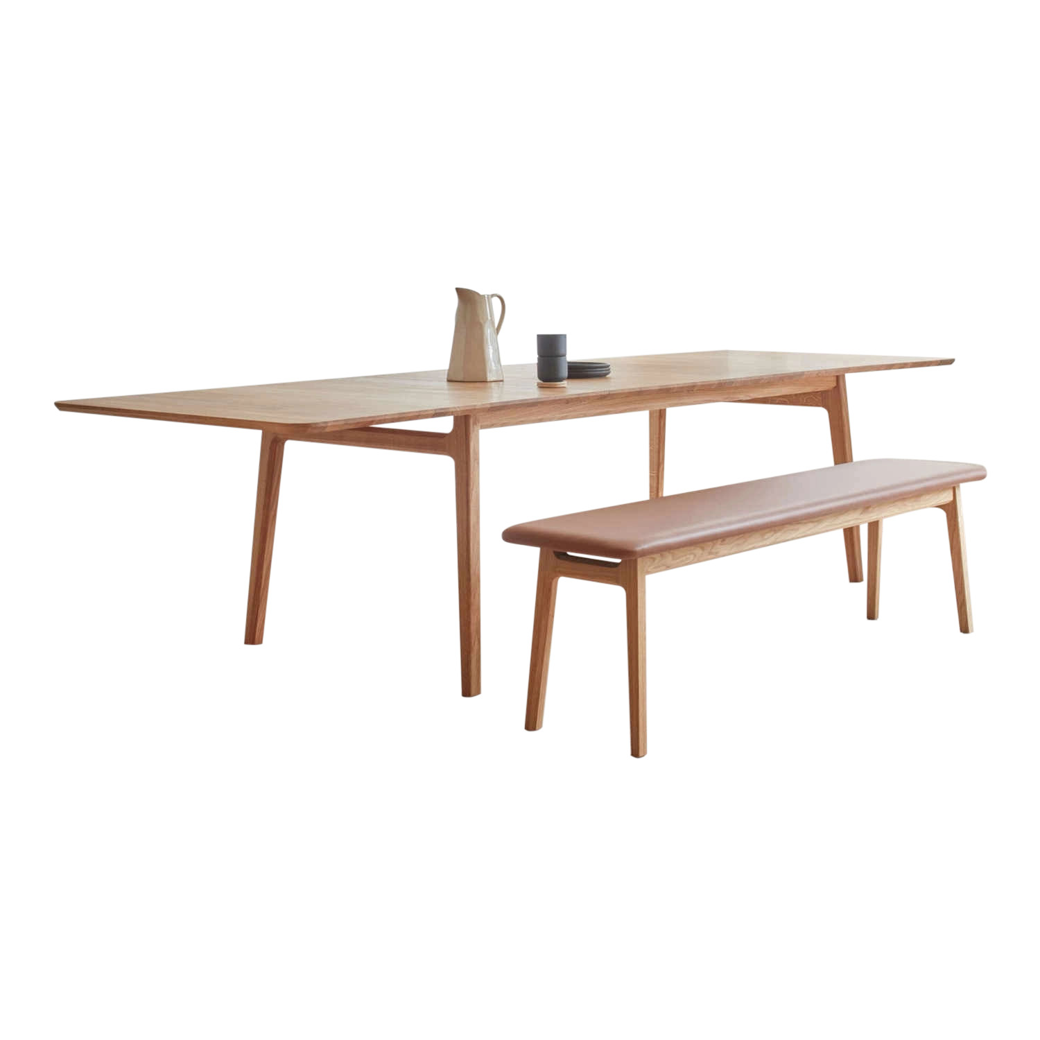 Freya Dining Table Esstisch, Holz oak, black stained von Magnus Olesen