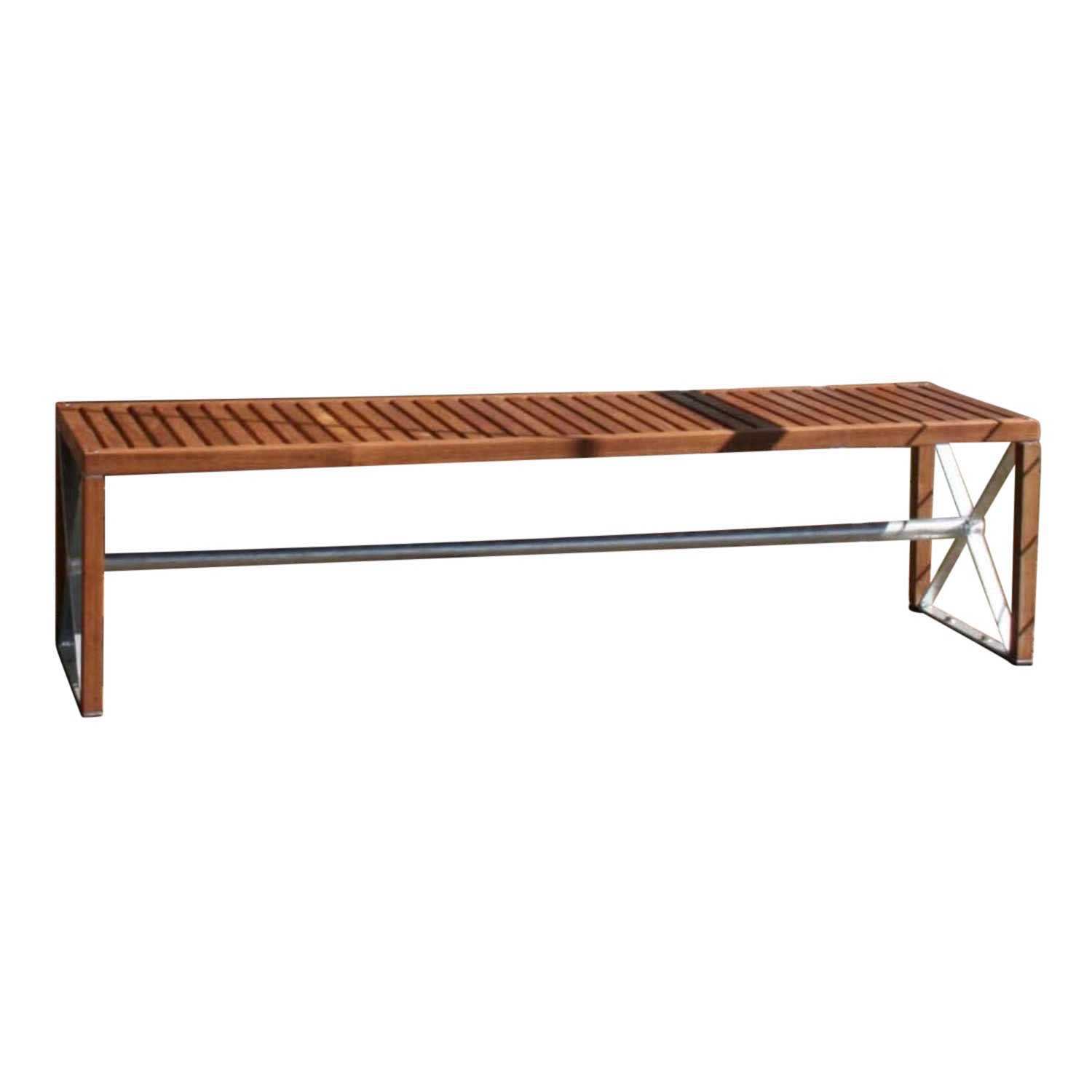 Xylofon Bench Sitzbank, Holz teak, oiled von Magnus Olesen