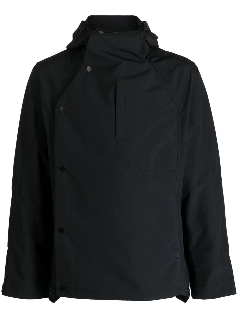 Maharishi 1074 waterproff hooded jacket - Black von Maharishi