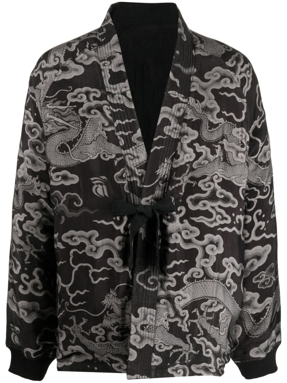 Maharishi 30th Anniversary reversible kimono - Black von Maharishi