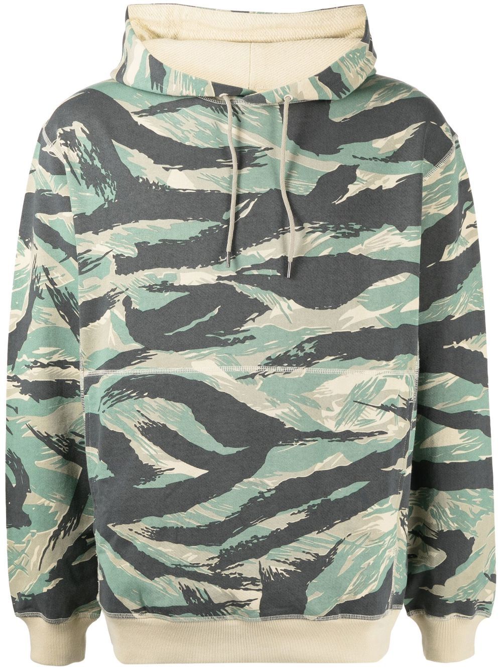 Maharishi camouflage-print cotton hoodie - Green von Maharishi
