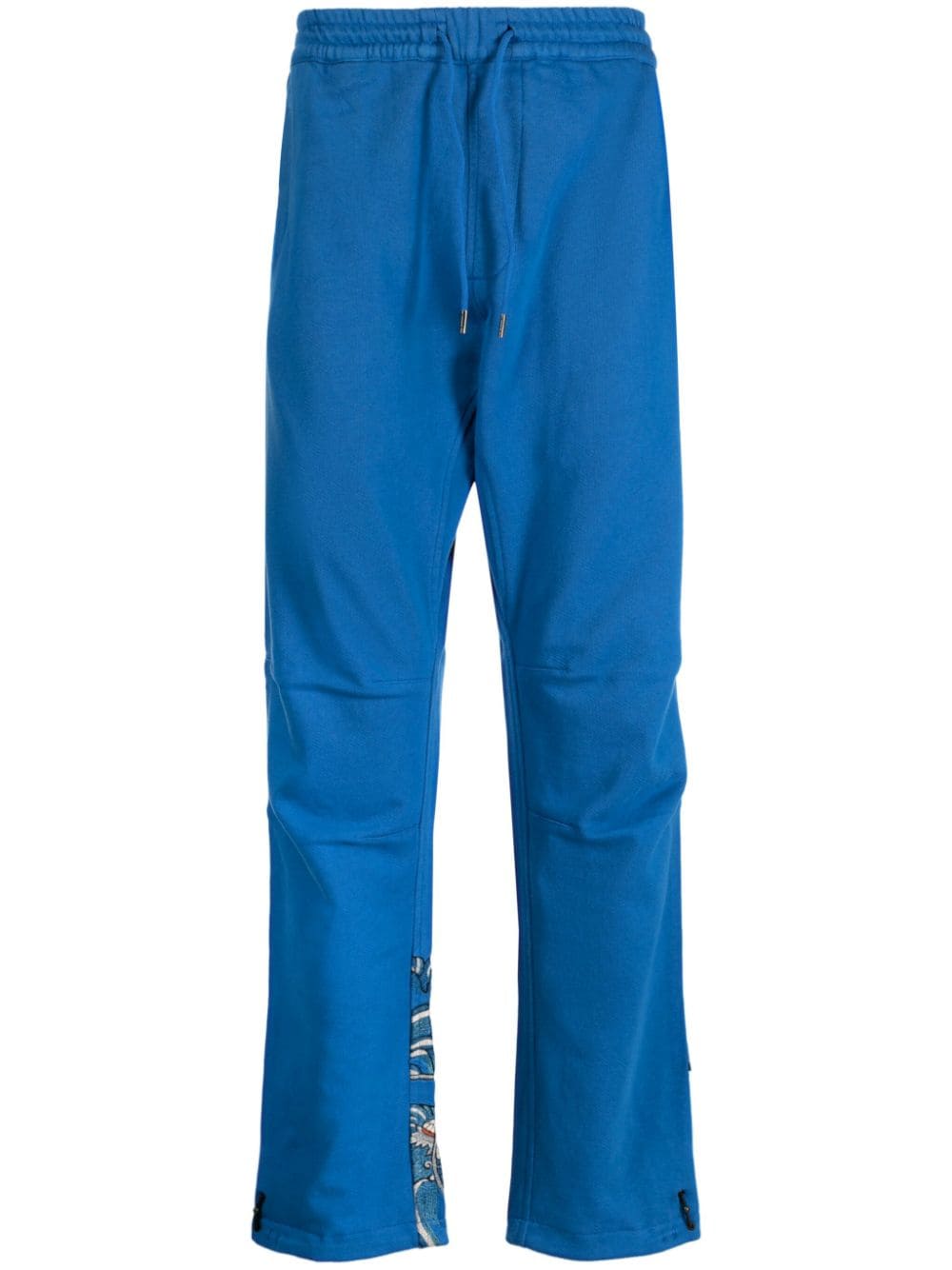 Maharishi dragon-print cotton trousers - Blue von Maharishi