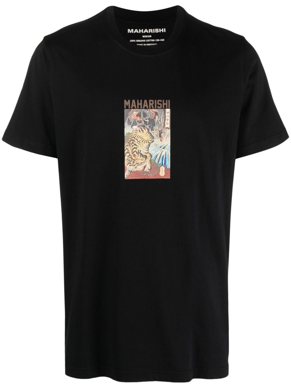 Maharishi graphic-print organic cotton T-shirt - Black von Maharishi