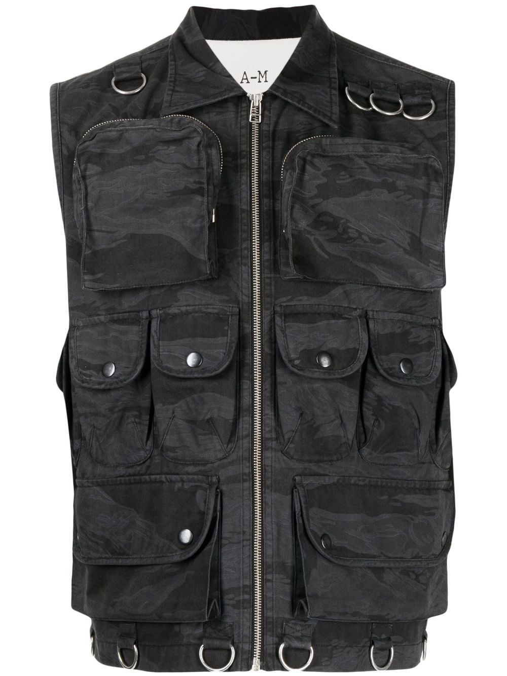 Maharishi multi-pocket cargo vest - Grey von Maharishi