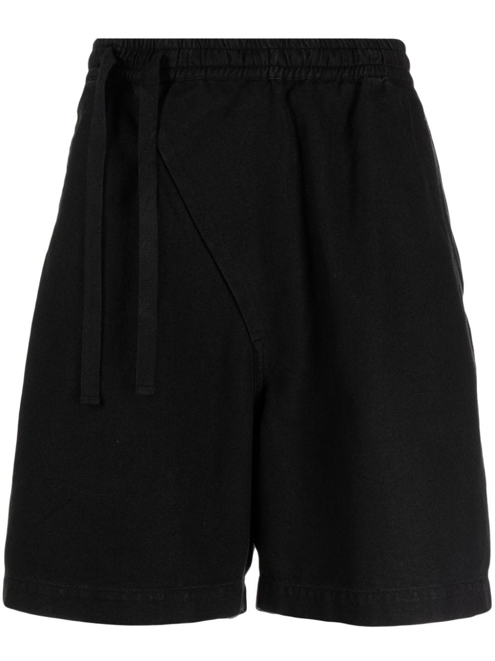 Maharishi off-centre drawstring shorts - Black von Maharishi