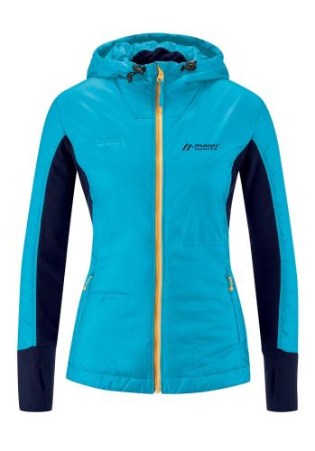 Maier Sports Caurus Wool W Damen-Isolationsjacke - teal pop/night sk (Grösse: 48) von Maier Sports