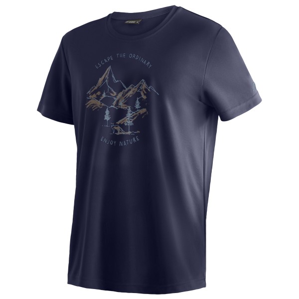 Maier Sports - Dieter Print - Funktionsshirt Gr XXL blau von Maier Sports