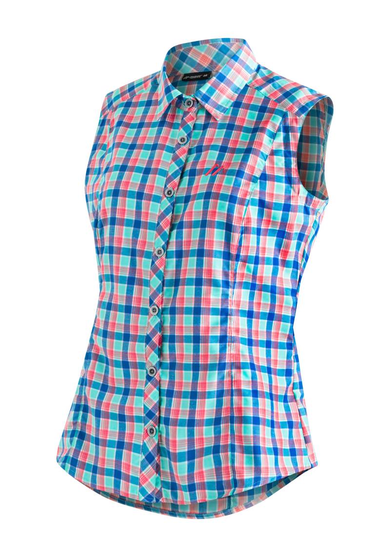 Maier Sports Funktionsbluse »Paloma«, Karierte, ärmellose Bluse für Wandern, Reisen und Freizeit von Maier Sports