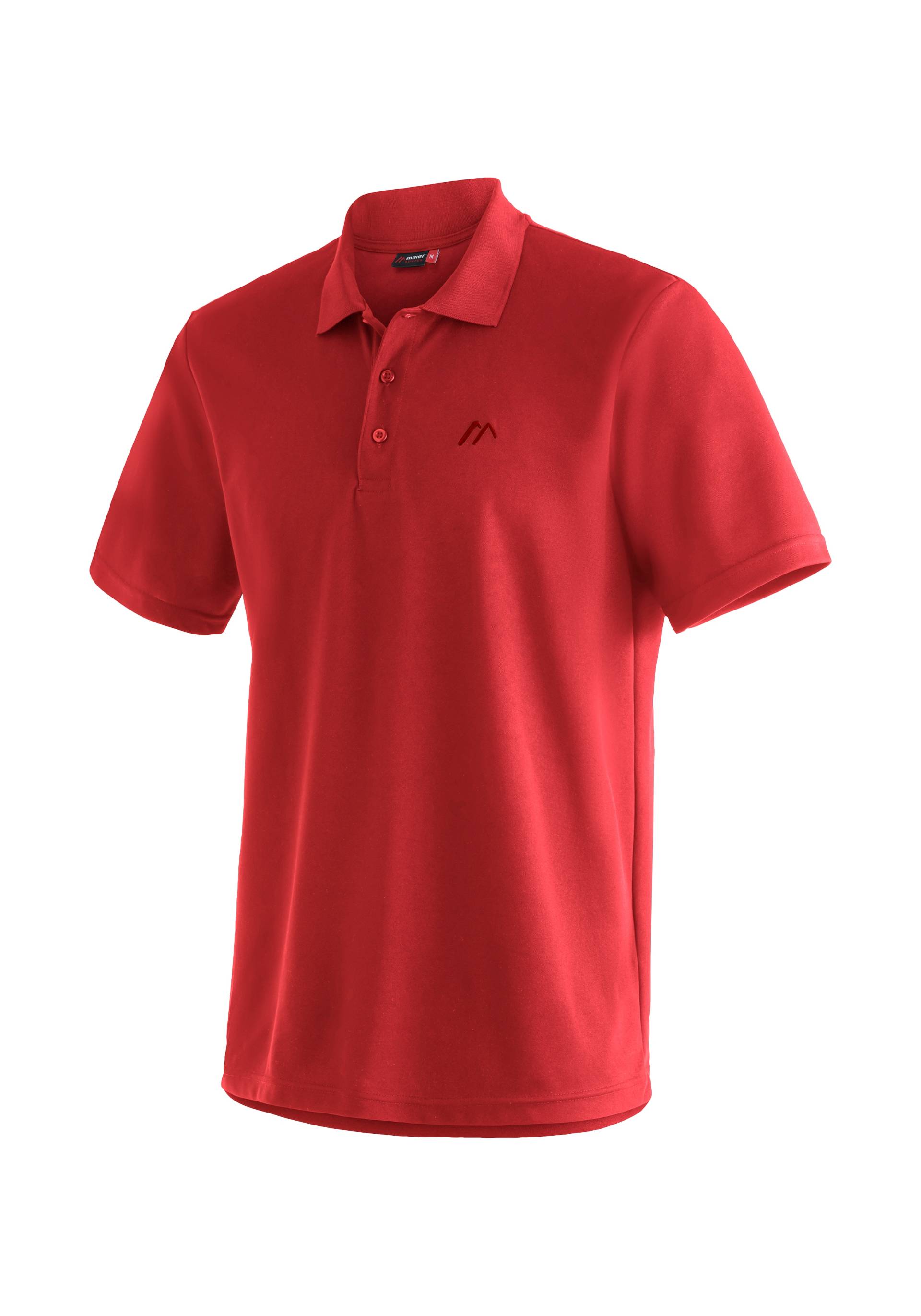 Maier Sports Funktionsshirt »Ulrich«, Herren Poloshirt, kurzarm Freizeit-Shirt mit Hemdkragen, Reg. Fit von Maier Sports