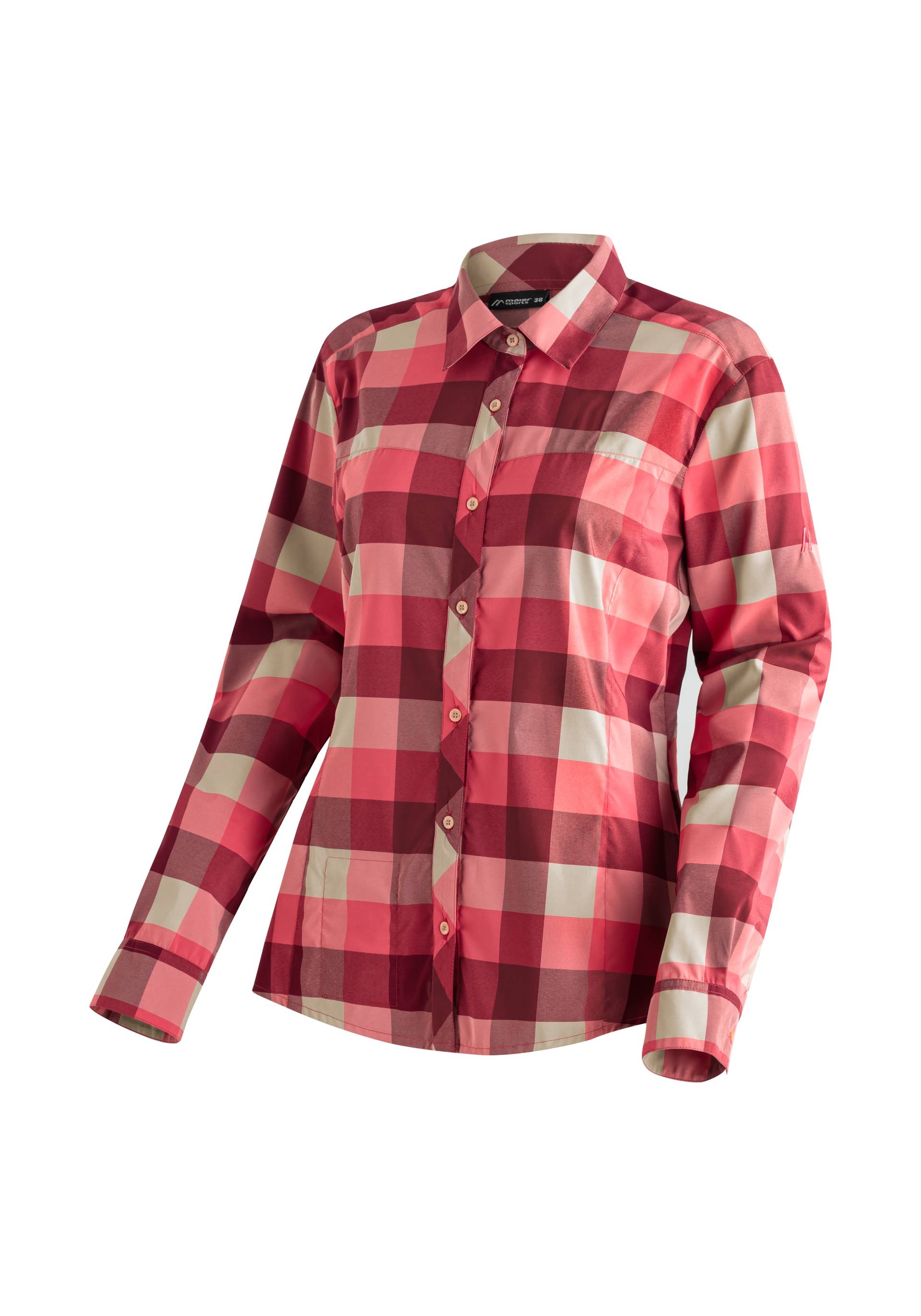 Maier Sports Outdoorbluse »Kendra L/S W«, Damen Langarmbluse, pflegeleichte Karobluse von Maier Sports