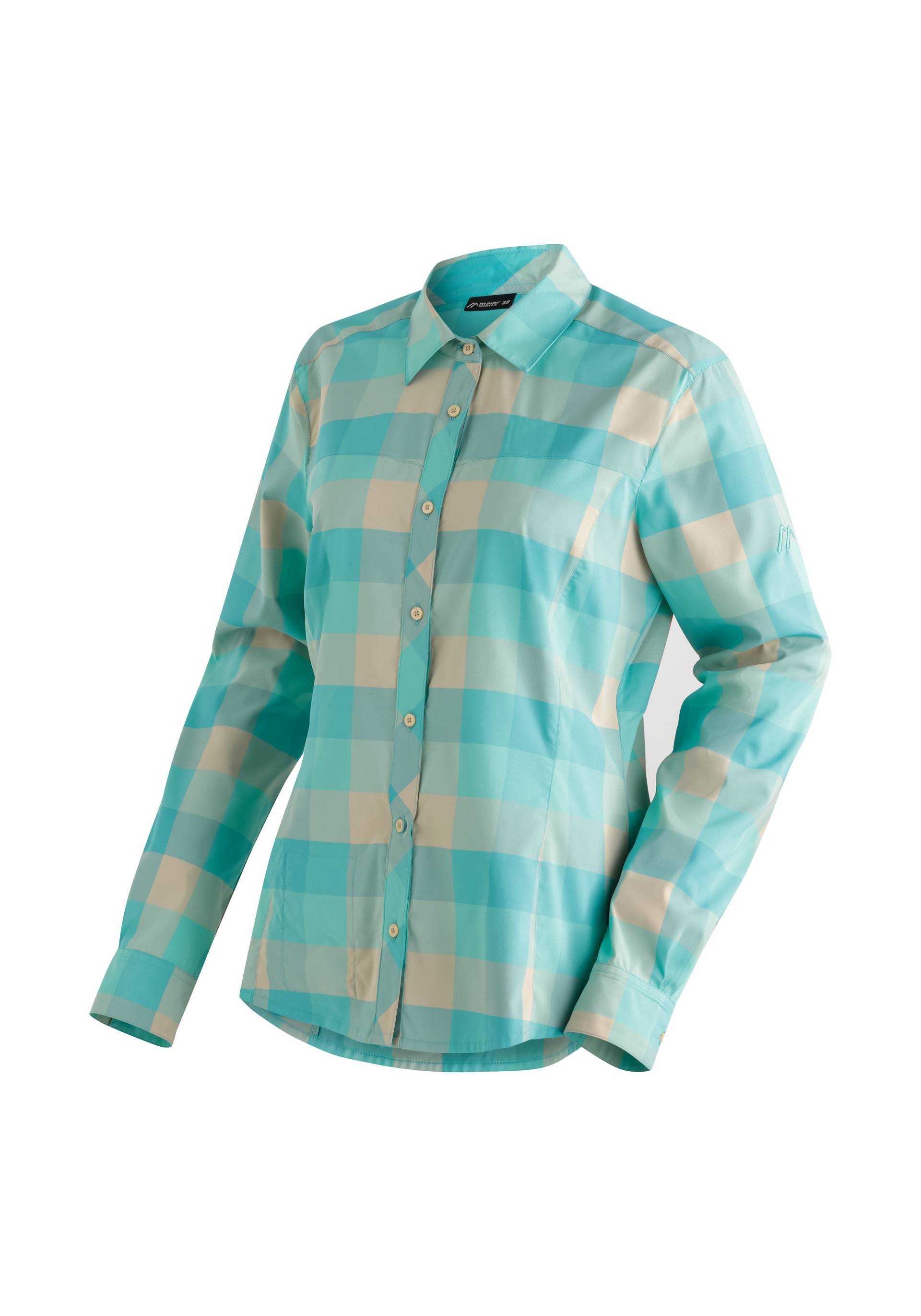 Maier Sports Outdoorbluse »Kendra L/S W«, Damen Langarmbluse, pflegeleichte Karobluse von Maier Sports