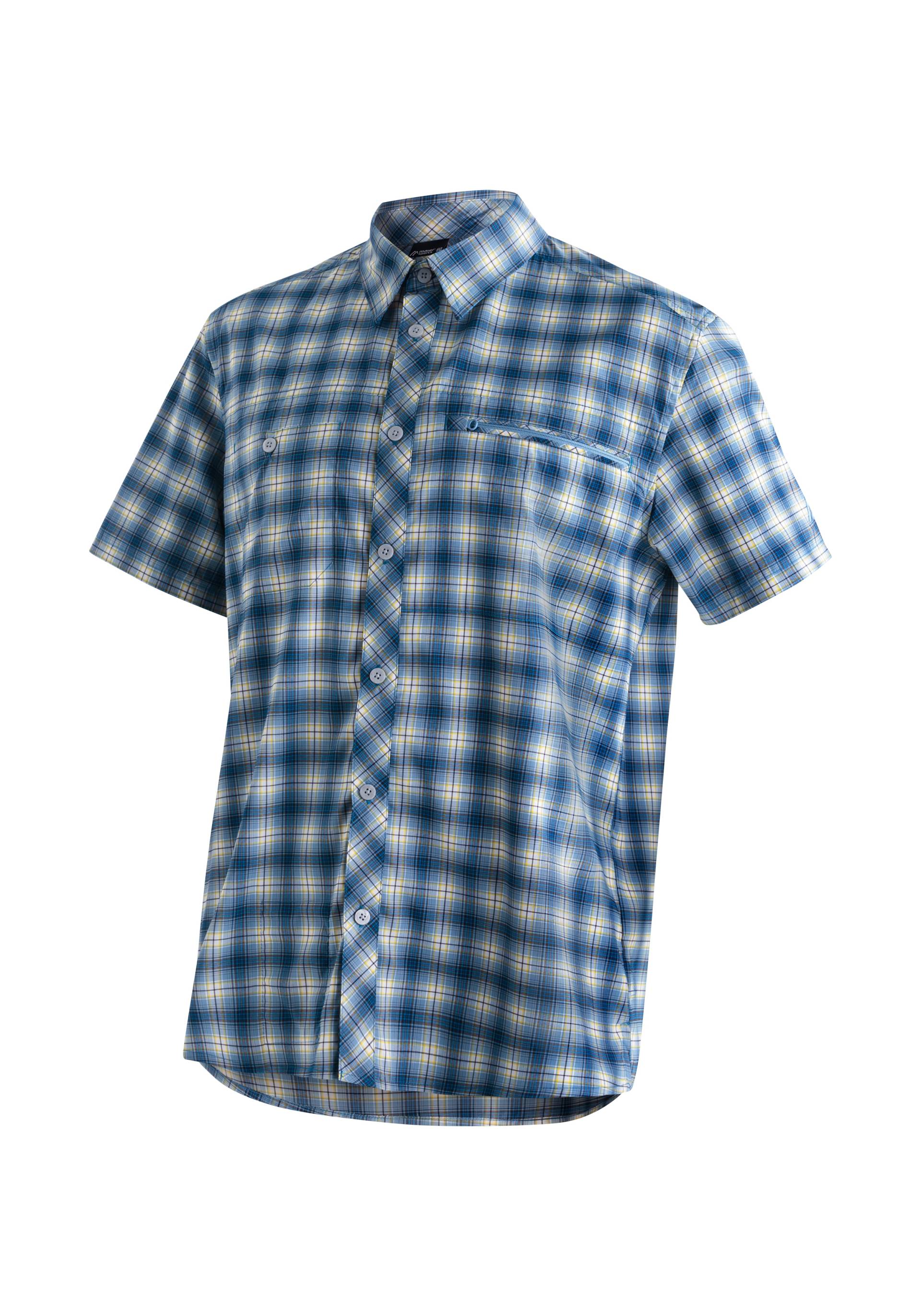 Maier Sports Outdoorhemd »Kasen S/S M«, kurzarm Herrenhemd, atmungsaktives Wanderhemd, Karohemd von Maier Sports