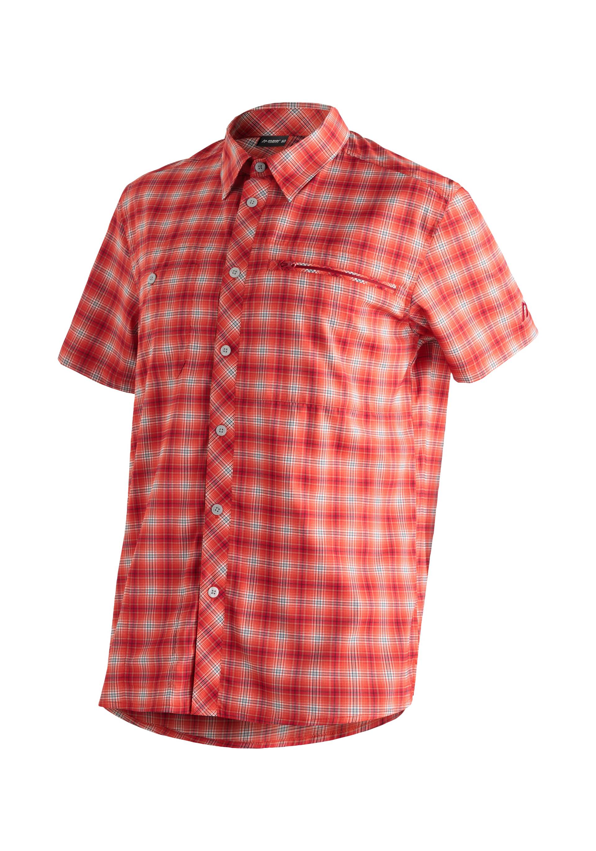 Maier Sports Outdoorhemd »Kasen S/S M«, kurzarm Herrenhemd, atmungsaktives Wanderhemd, Karohemd von Maier Sports