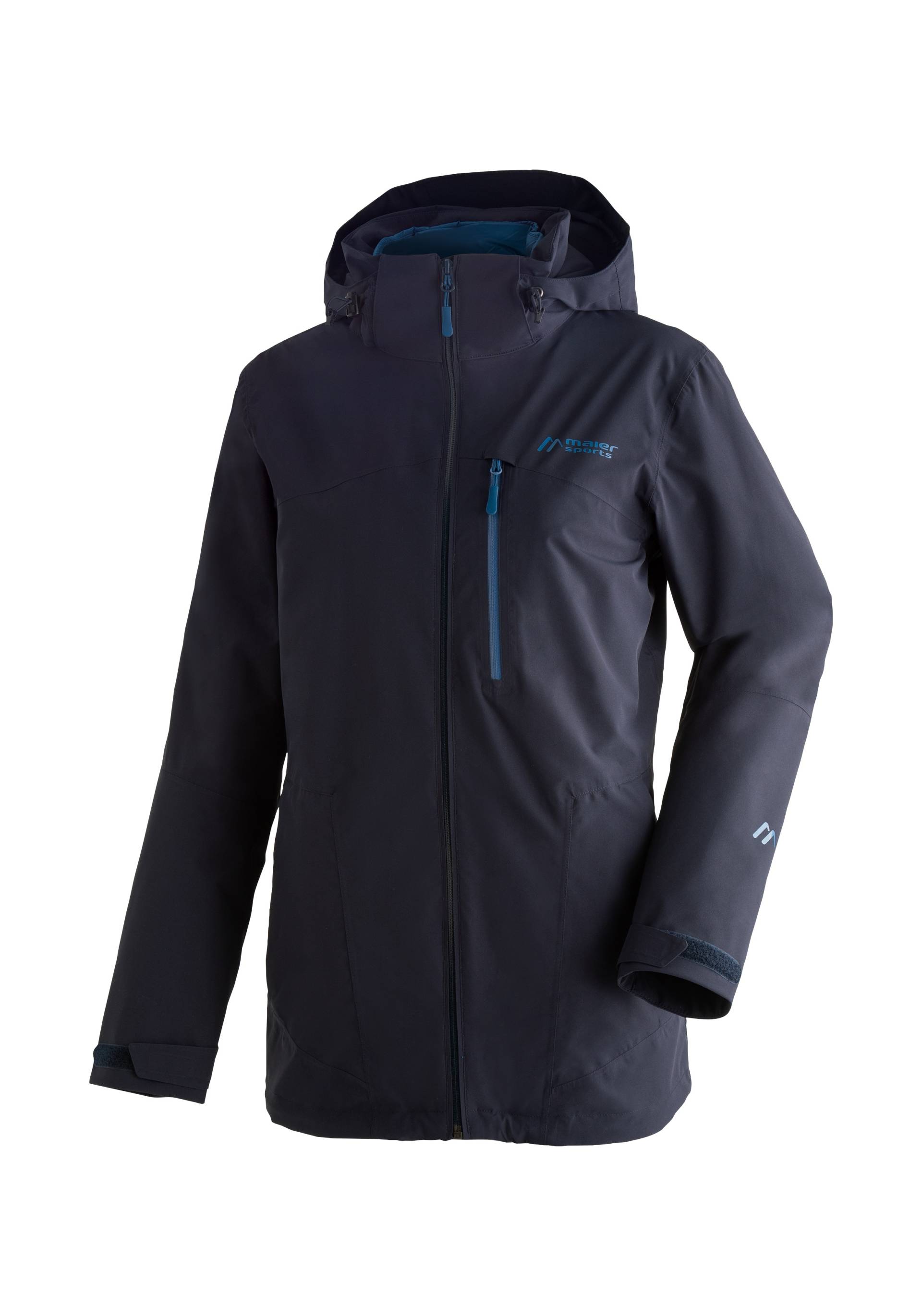 Maier Sports Outdoorjacke »Ribut Long W«, Damen Wanderjacke, atmungsaktiv und wasserdicht, Regenjacke mit Kapuze von Maier Sports