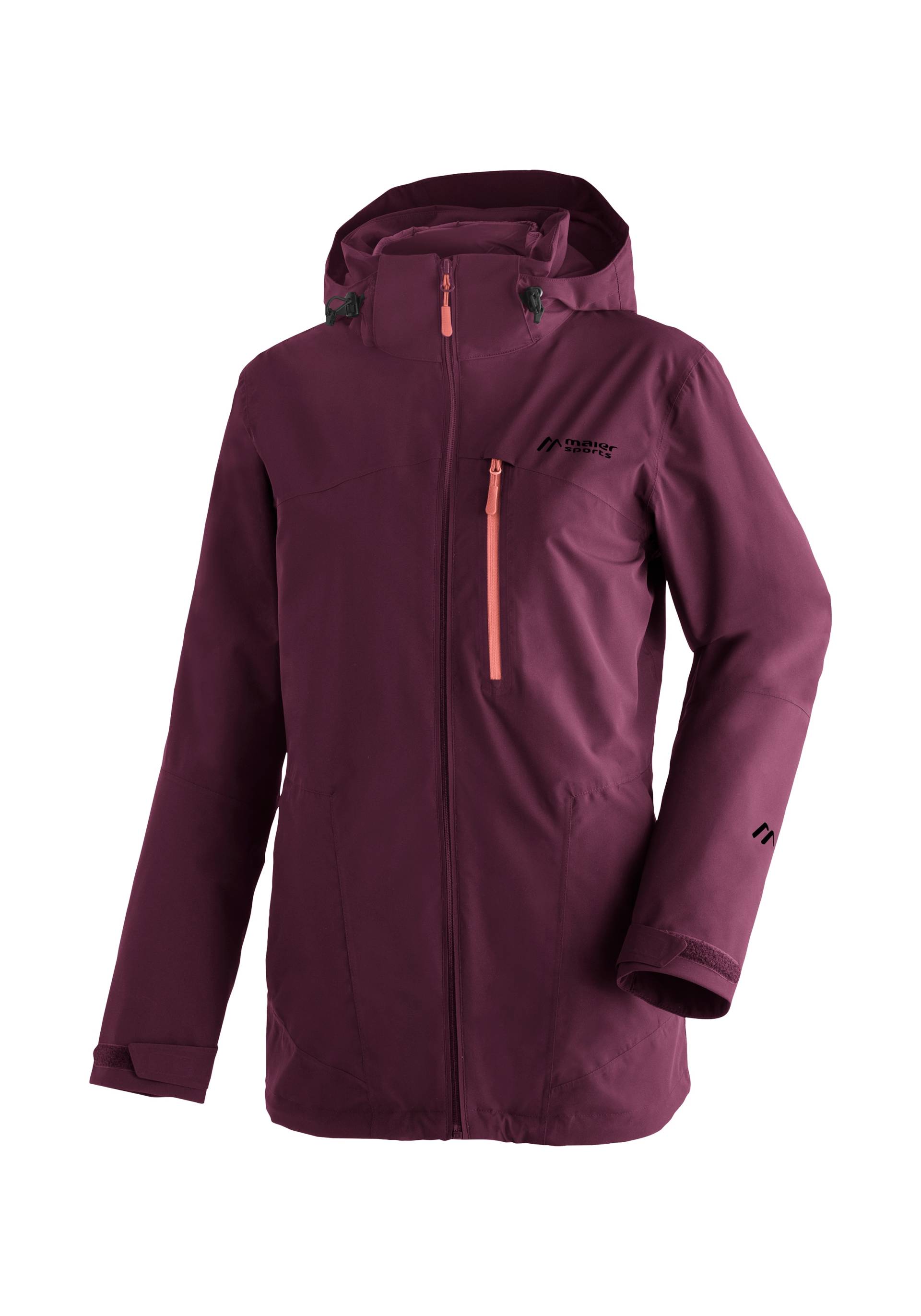 Maier Sports Outdoorjacke »Ribut Long W«, Damen Wanderjacke, atmungsaktiv und wasserdicht, Regenjacke mit Kapuze Maier Sports Outdoorjacke »Ribut Long W«, Damen Wanderjacke, atmungsaktiv und wasserdicht, Regenjacke mit Kapuze von Maier Sports