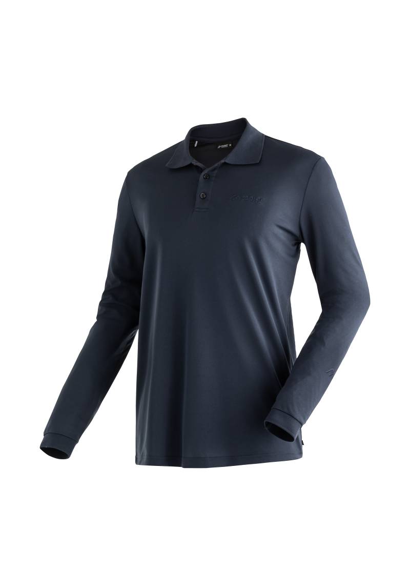 Maier Sports Poloshirt »Ulrich L/S«, Herren Funktionsshirt, langarm Freizeitshirt mit Hemdkragen, Reg. Fit von Maier Sports