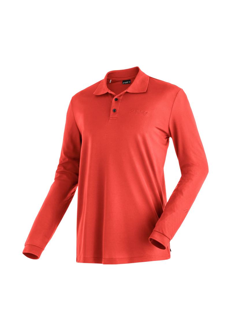 Maier Sports Poloshirt »Ulrich L/S«, Herren Funktionsshirt, langarm Freizeitshirt mit Hemdkragen, Reg. Fit von Maier Sports