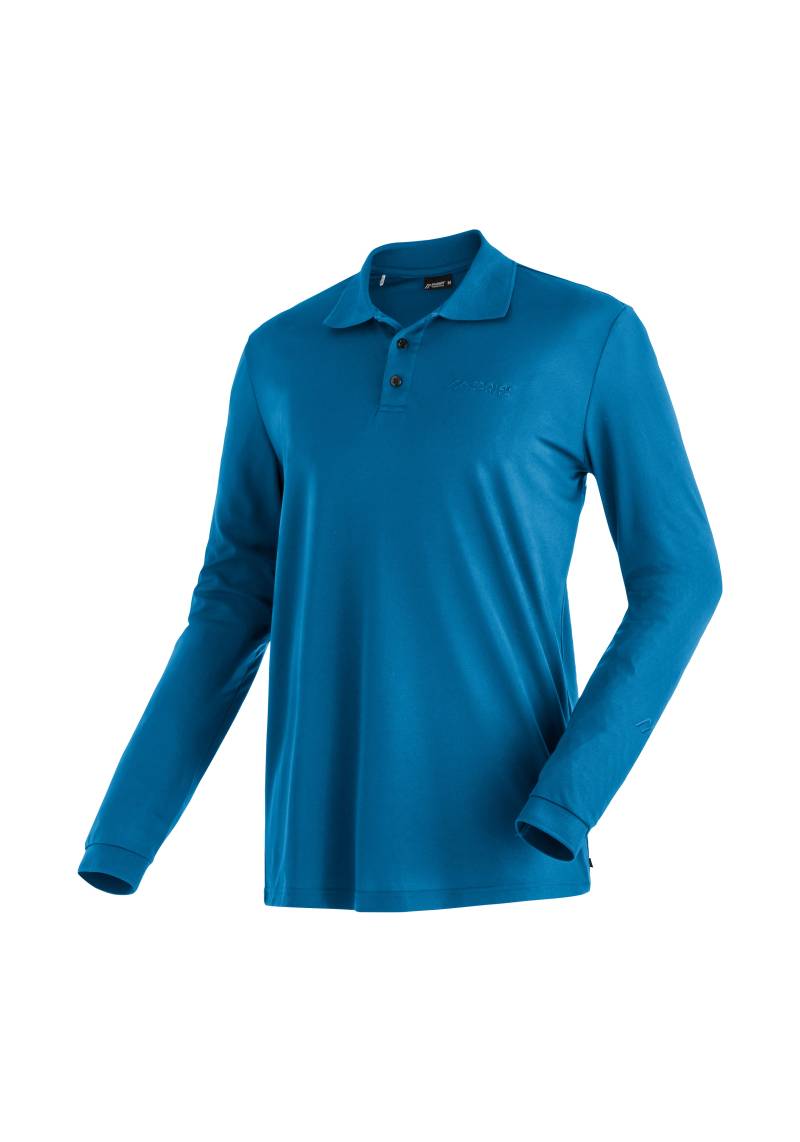 Maier Sports Poloshirt »Ulrich L/S«, Herren Funktionsshirt, langarm Freizeitshirt mit Hemdkragen, Reg. Fit von Maier Sports