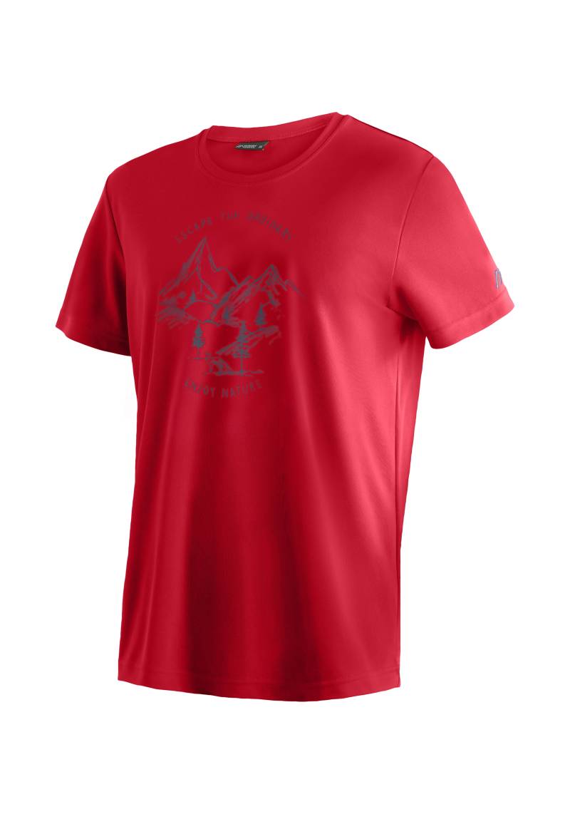 Maier Sports T-Shirt »Dieter Print«, Herren Funktionsshirt, Freizeitshirt mit Aufdruck, Regular Fit von Maier Sports