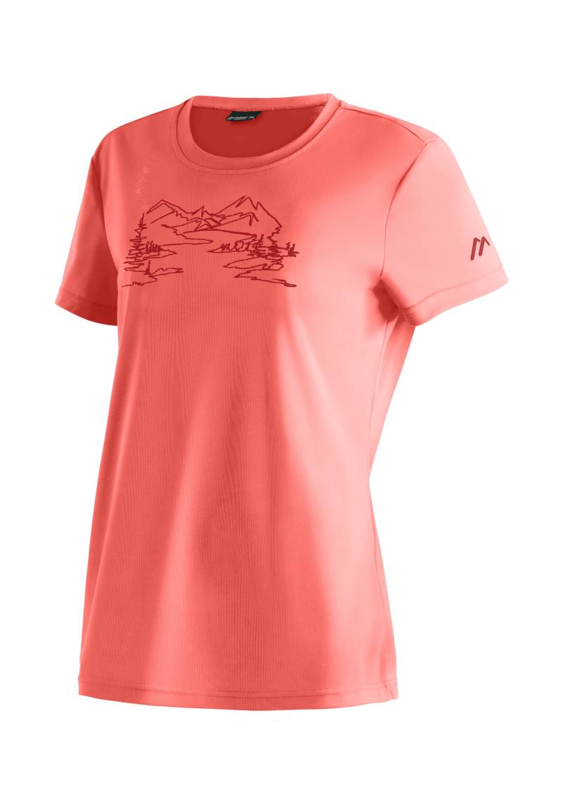 Maier Sports T-Shirt »Wilma Print«, Damen Funktionsshirt, Freizeitshirt mit Aufdruck, Regular Fit von Maier Sports