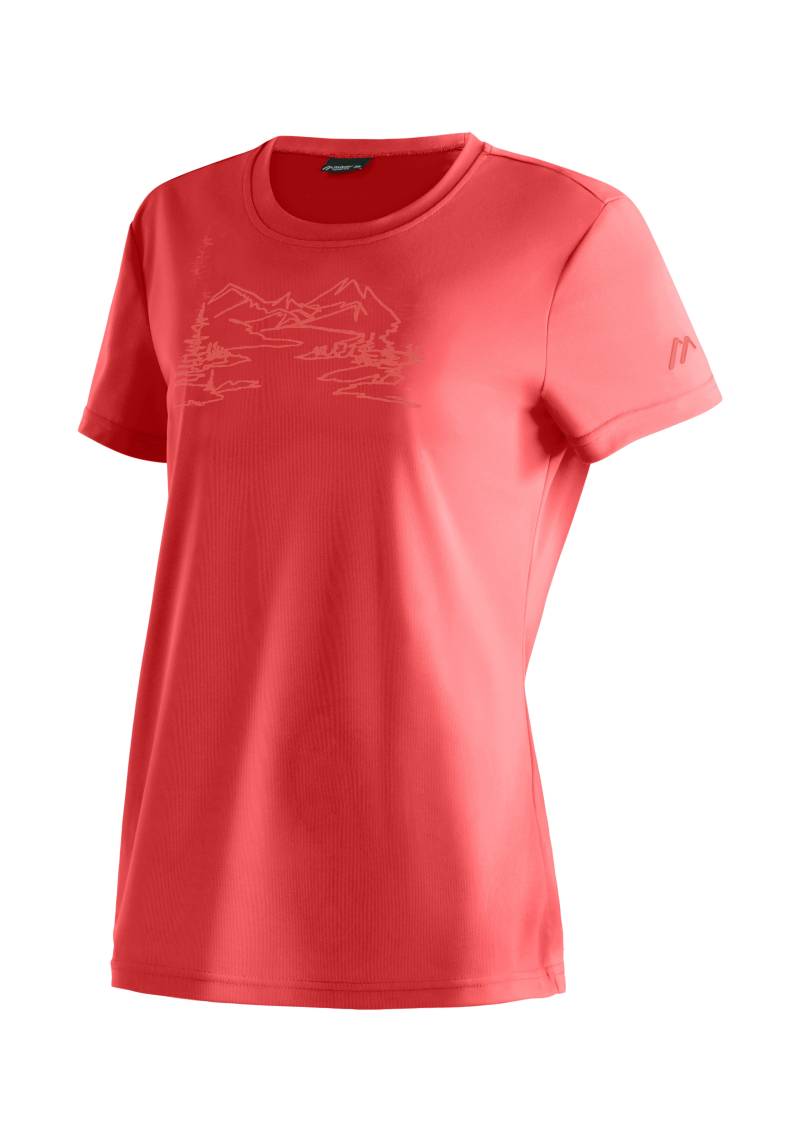 Maier Sports T-Shirt »Wilma Print«, Damen Funktionsshirt, Freizeitshirt mit Aufdruck, Regular Fit von Maier Sports