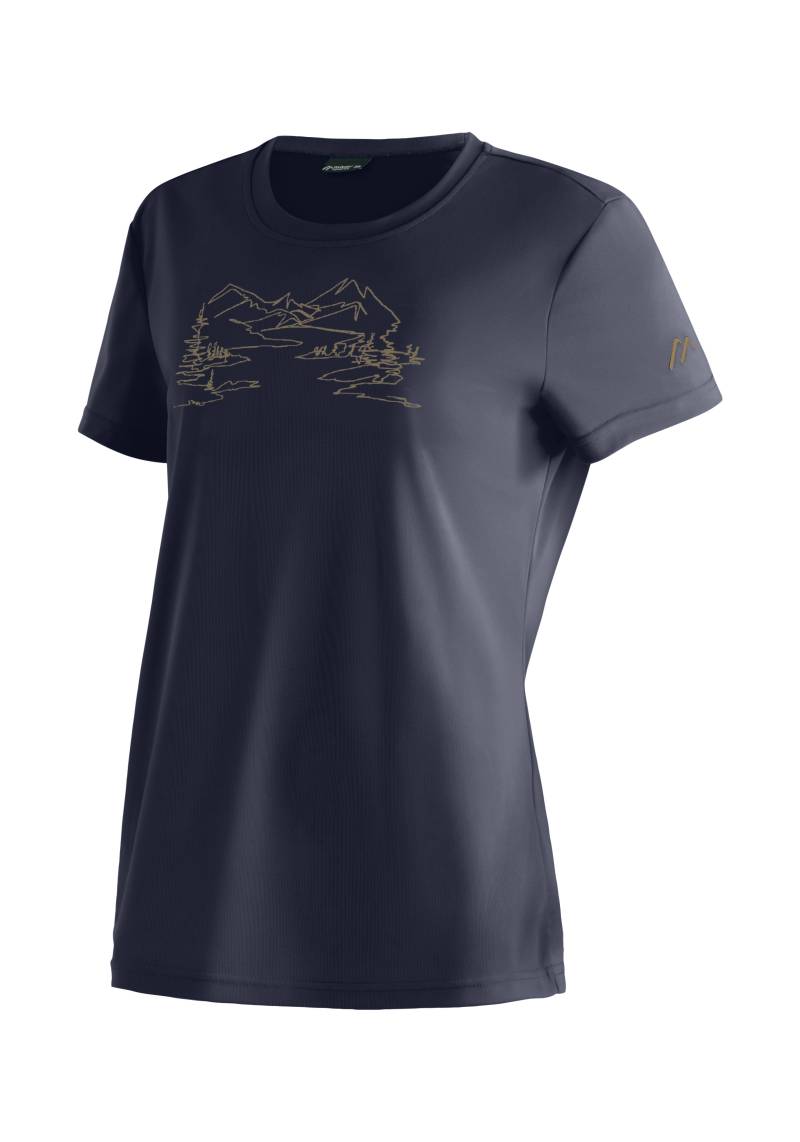 Maier Sports T-Shirt »Wilma Print«, Damen Funktionsshirt, Freizeitshirt mit Aufdruck, Regular Fit von Maier Sports
