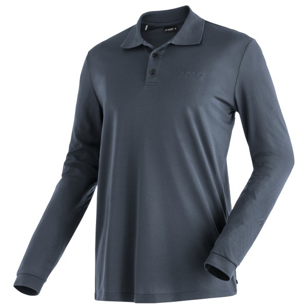 Maier Sports - Ulrich L/S - Polo-Shirt Gr 4XL blau von Maier Sports