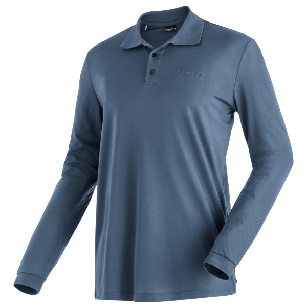 Maier Sports - Ulrich L/S - Polo-Shirt Gr L blau von Maier Sports