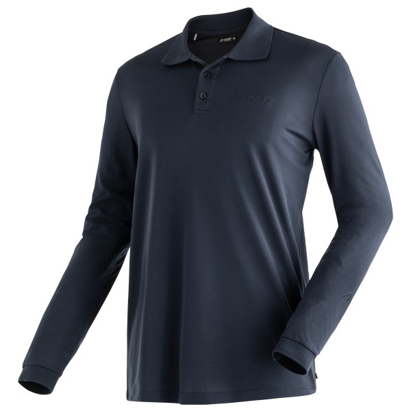 Maier Sports - Ulrich L/S - Polo-Shirt Gr L blau von Maier Sports