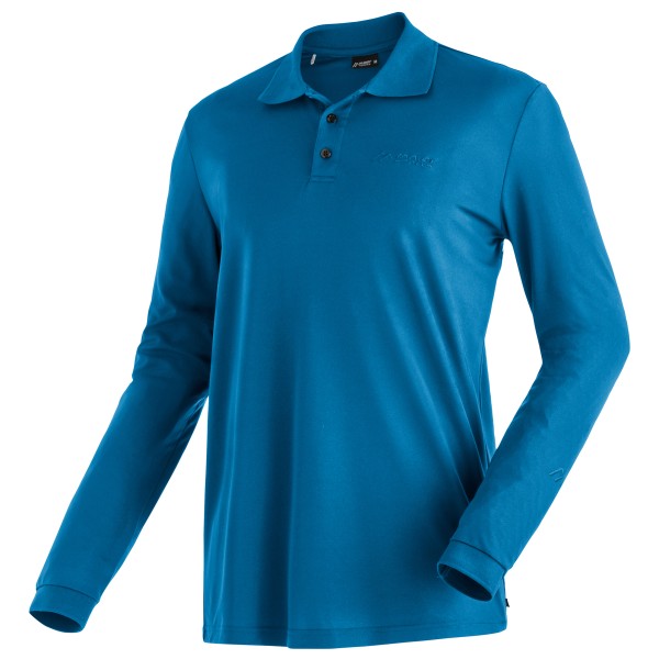 Maier Sports - Ulrich L/S - Polo-Shirt Gr XL blau von Maier Sports